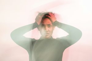 Lady with anxiety. Understanding the symptoms of anxiety